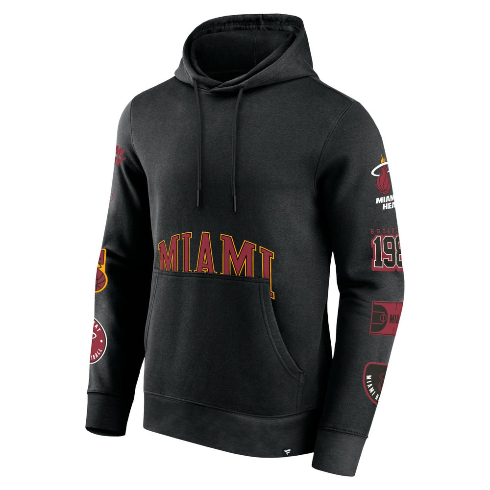 Miami Heat Home Court Pullover Hoodie Black - Fanatics
