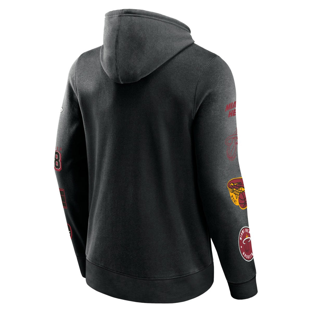 Miami Heat Home Court Pullover Hoodie Black - Fanatics