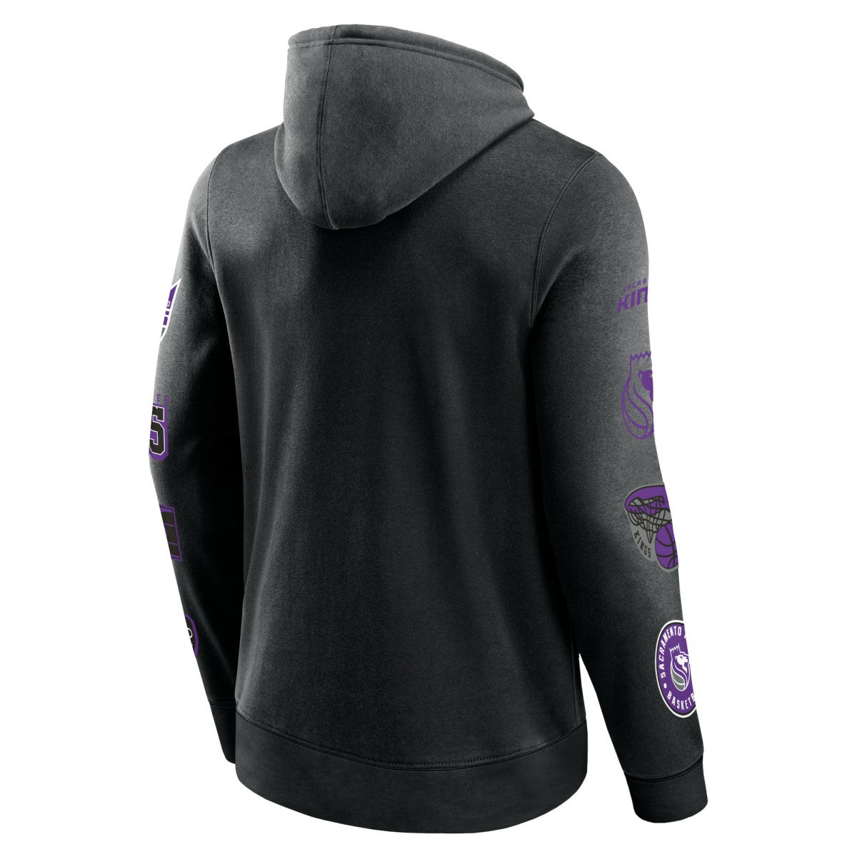 Sacramento Kings Home Court Pullover Hoodie Black - Fanatics