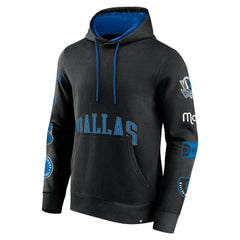 Dallas Mavericks Home Court Pullover Hoodie Black - Fanatics