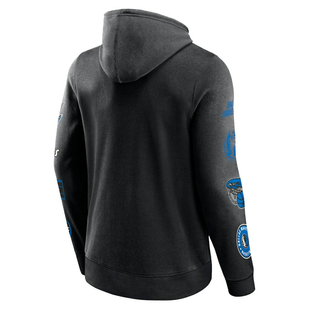 Dallas Mavericks Home Court Pullover Hoodie Black - Fanatics