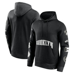 Brooklyn Nets Home Court Pullover Hoodie Black - Fanatics