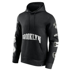 Brooklyn Nets Home Court Pullover Hoodie Black - Fanatics