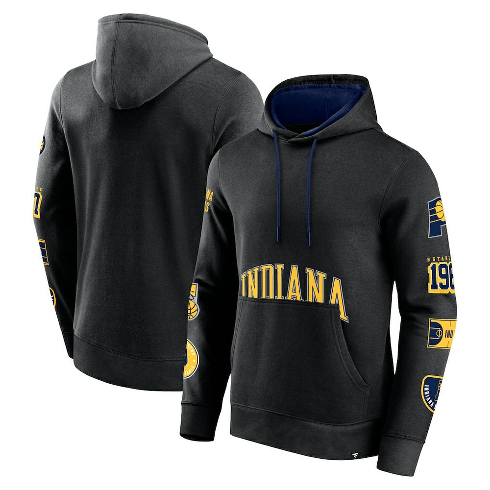 Indiana Pacers Home Court Pullover Hoodie Black - Fanatics