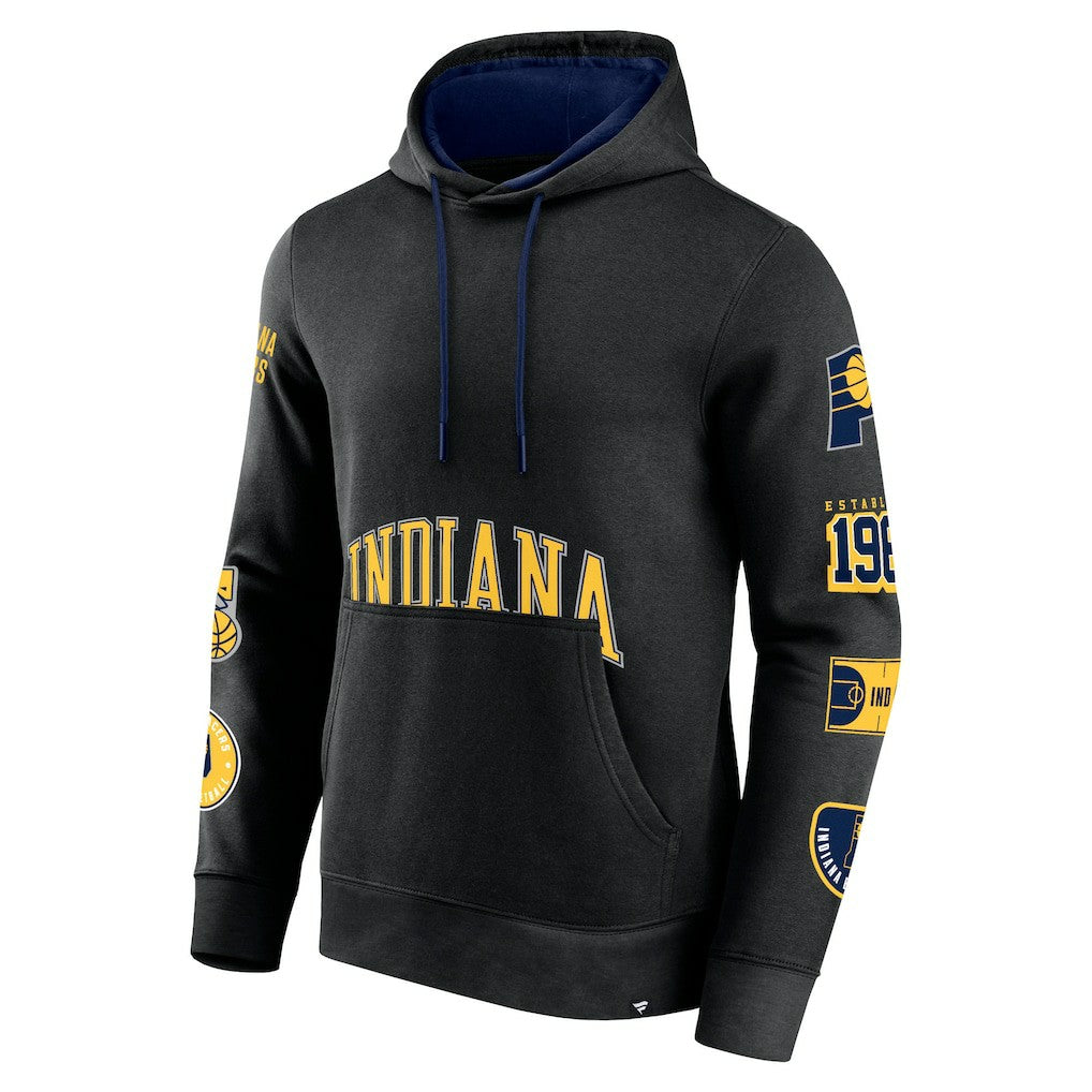 Indiana Pacers Home Court Pullover Hoodie Black - Fanatics