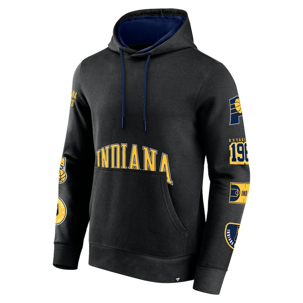 Indiana Pacers Home Court Pullover Hoodie Black - Fanatics