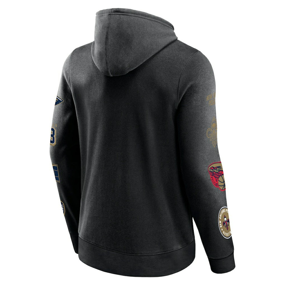 New Orleans Pelicans Home Court Pullover Hoodie Black - Fanatics
