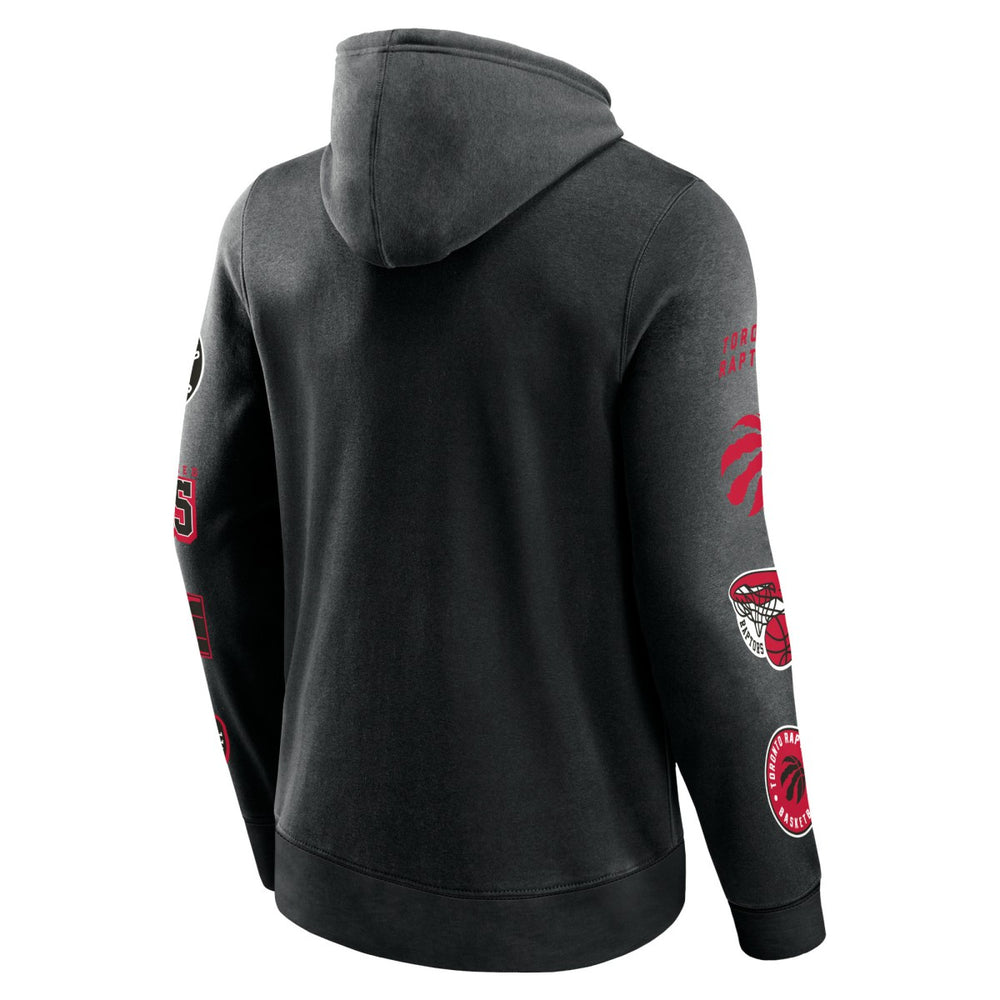 Toronto Raptors Home Court Pullover Hoodie Black - Fanatics