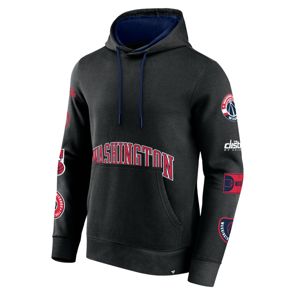 Washington Wizards Home Court Pullover Hoodie Black - Fanatics