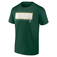 Milwaukee Bucks Box Out T-Shirt Hunter Green - Fanatics