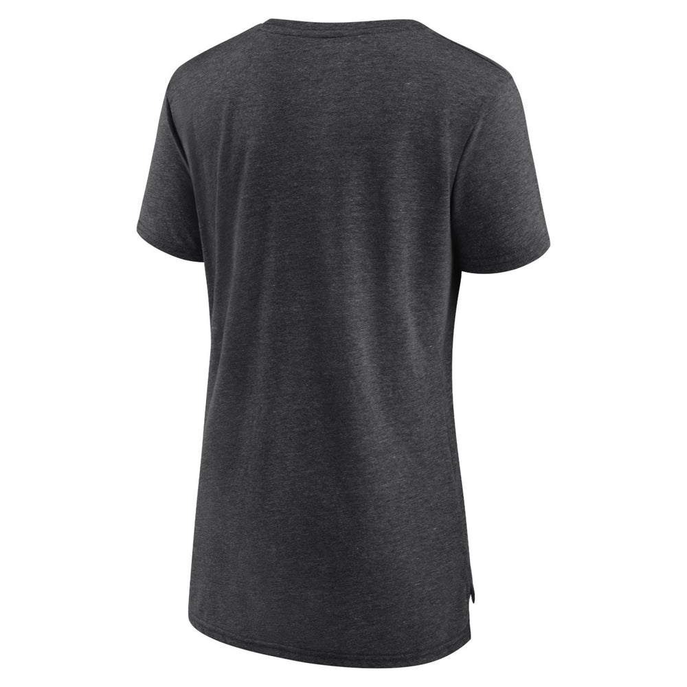 Los Angeles Lakers Women's League Leader Tri-Blend T-Shirt Heather Charcoal - Fanatics