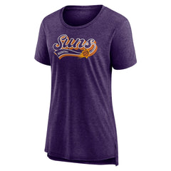 Phoenix Suns Women's League Leader Tri-Blend T-Shirt Heather Purple - Fanatics