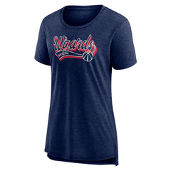 Washington Wizards Women's League Leader Tri-Blend T-Shirt Heather Navy - Fanatics