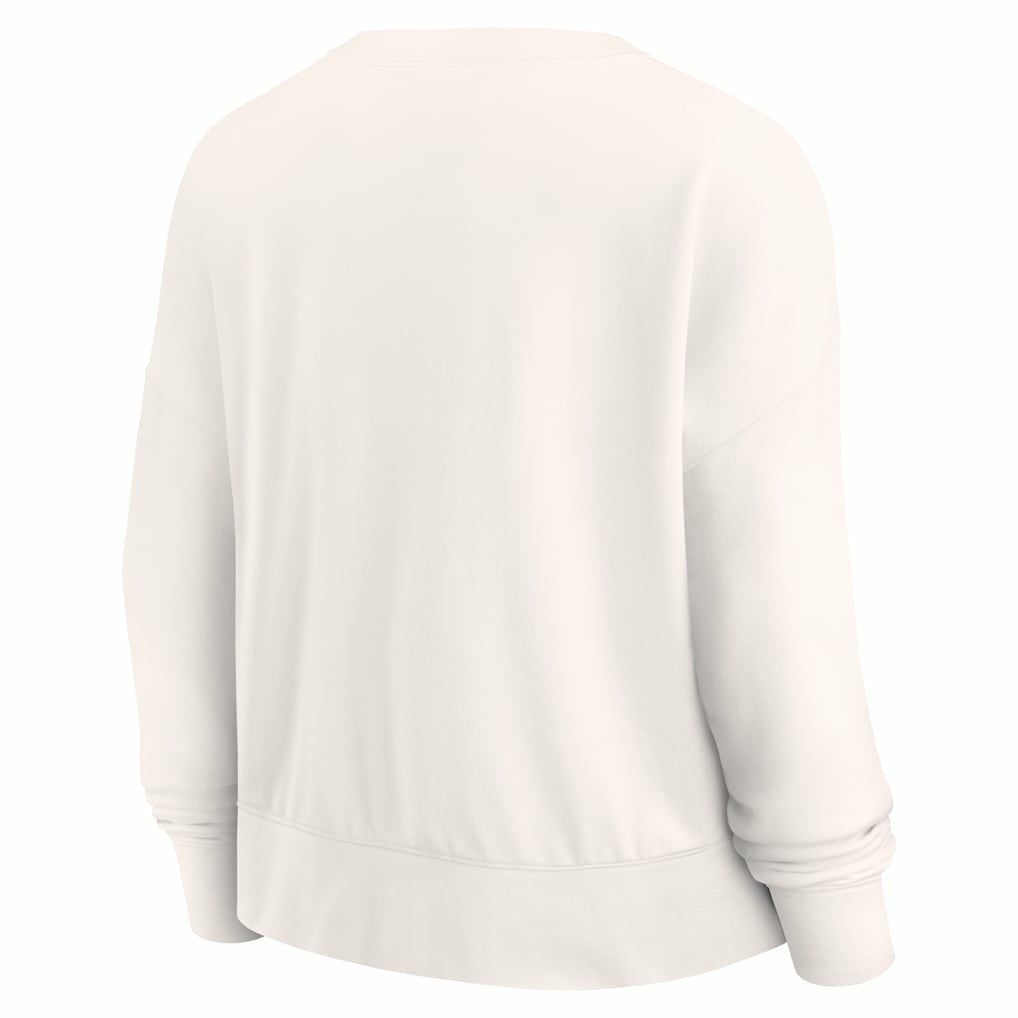 Philadelphia 76ers Women's Close the Game Pullover Sweatshirt Cream - Fanatics