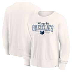 Memphis Grizzlies Women's Close the Game Pullover Sweatshirt Cream - Fanatics