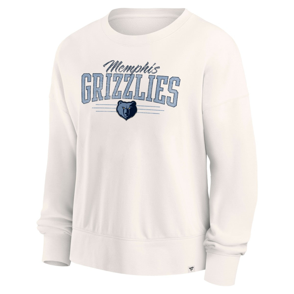 Memphis Grizzlies Women's Close the Game Pullover Sweatshirt Cream - Fanatics
