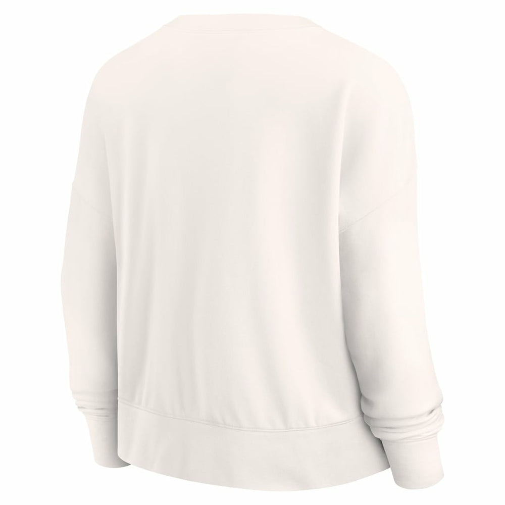 Dallas Mavericks Women's Close the Game Pullover Sweatshirt Cream - Fanatics
