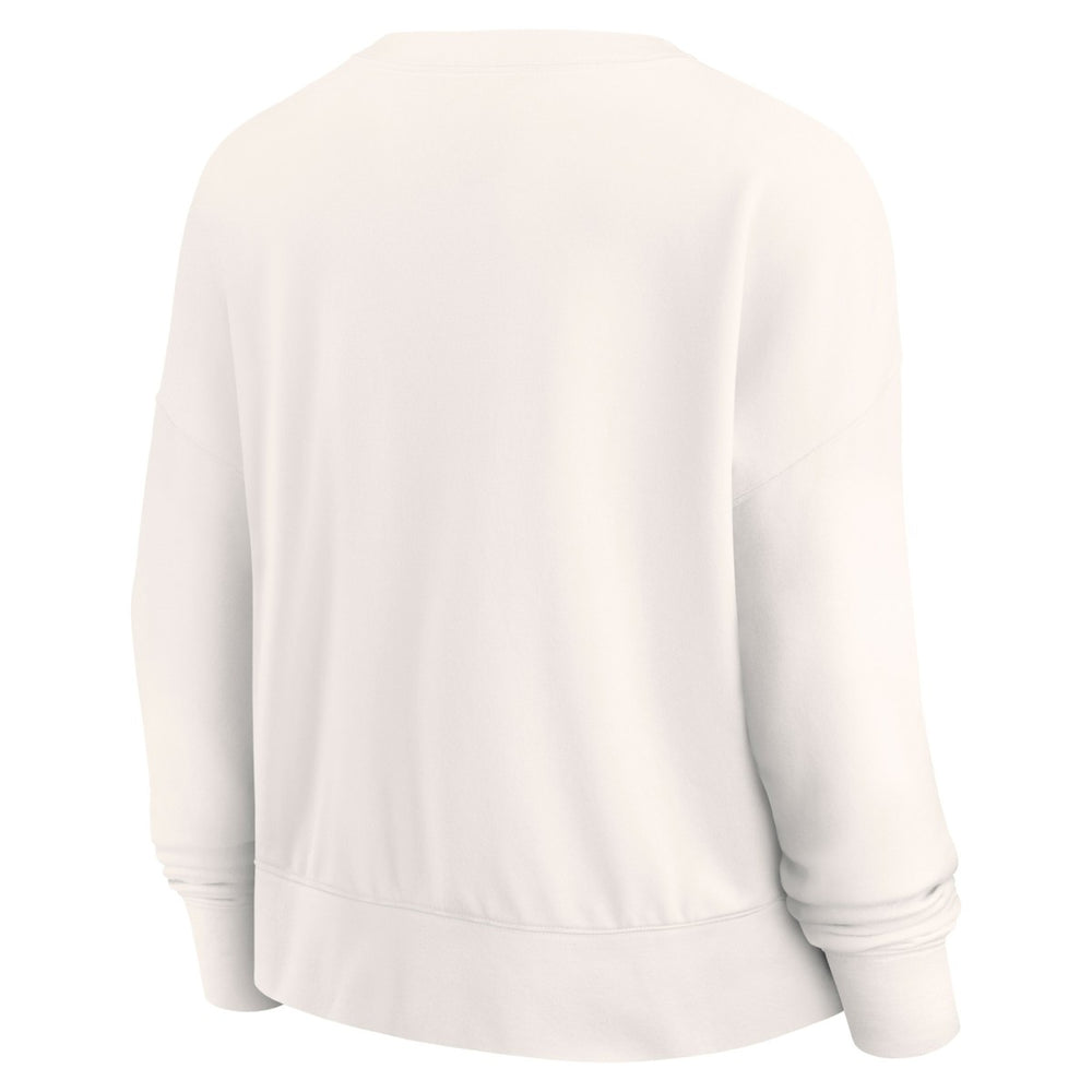 Toronto Raptors Women's Close the Game Pullover Sweatshirt Cream - Fanatics