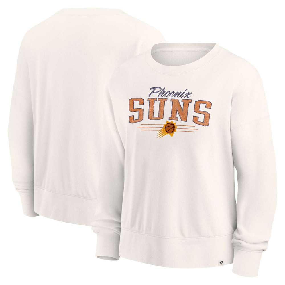 Phoenix Suns Women's Close the Game Pullover Sweatshirt Cream - Fanatics