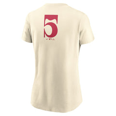 Texas Rangers Nike Women's City Connect Fuse Name & Number T-Shirt - Cream T-shirts