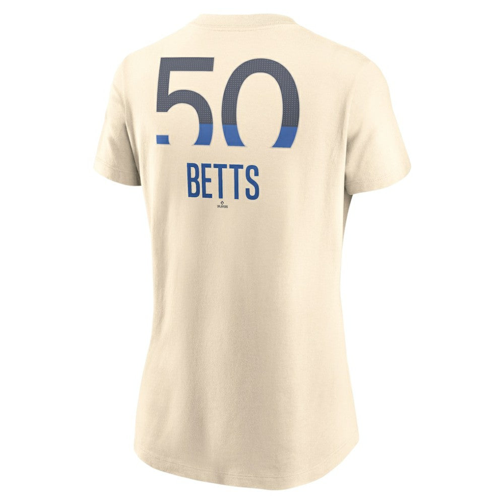Mookie Betts Los Angeles Dodgers Nike Women's 2024 City Connect Fuse Name & Number T-Shirt - Navy T-shirts