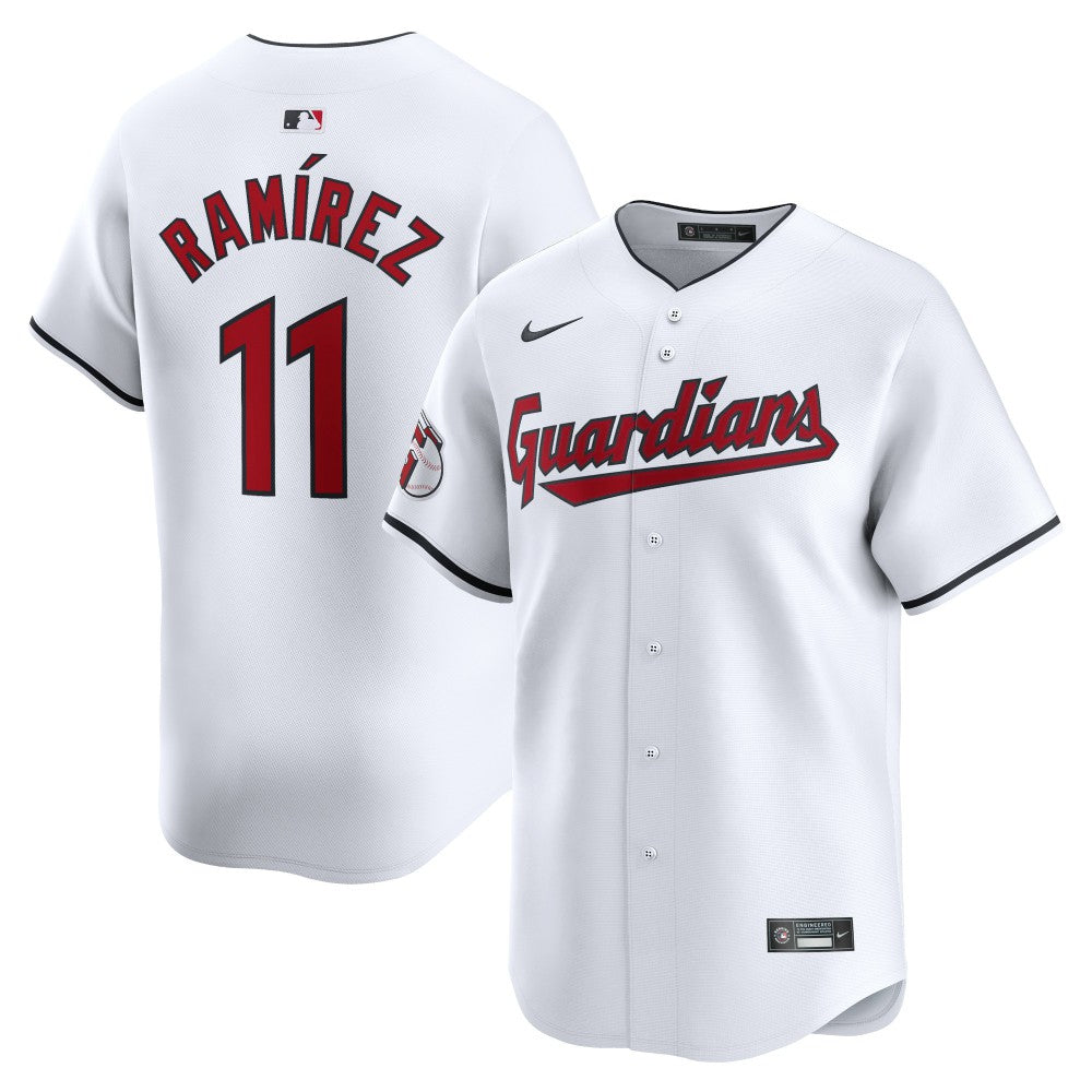 Jose Ramirez Cleveland Guardians Nike Home Limited Player Jersey - White Jerseys