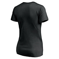 Los Angeles Lakers Women's Mascot In Bounds V-Neck T-Shirt Black