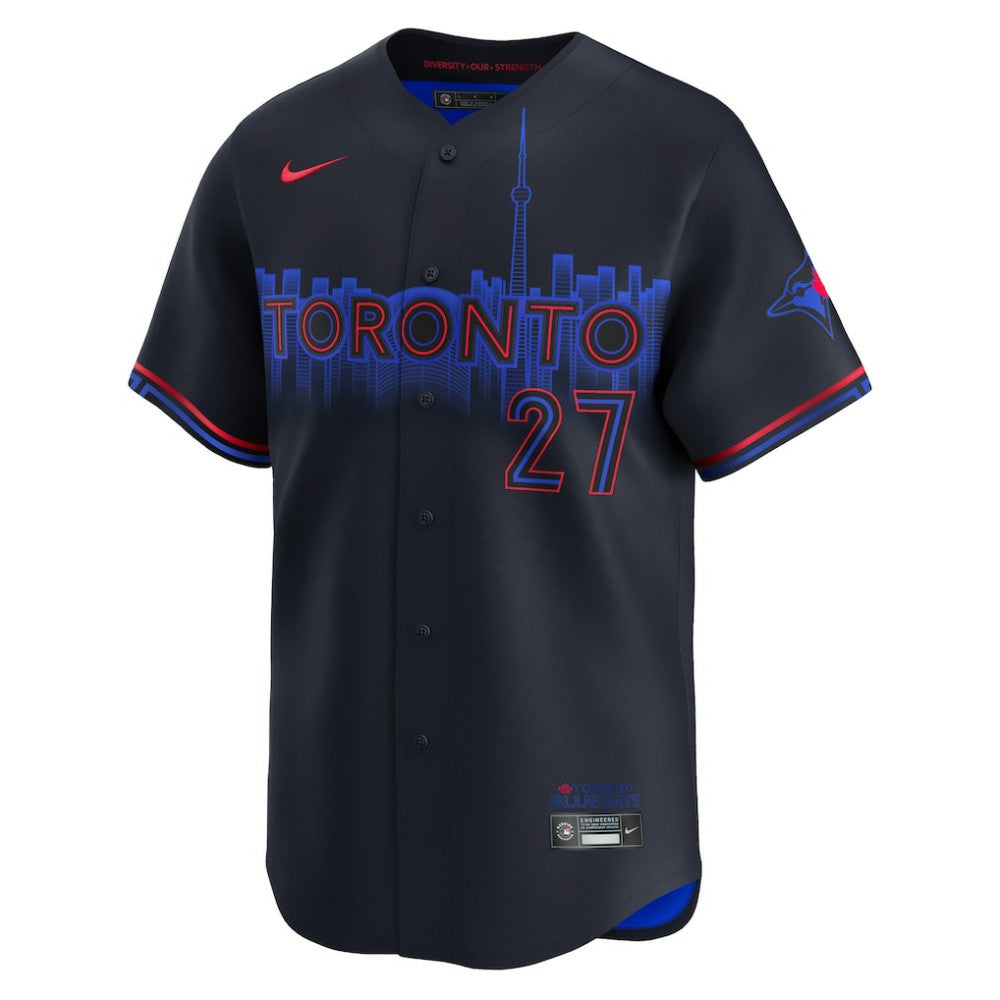 Vladimir Guerrero Jr. Toronto Blue Jays Nike 2024 City Connect Limited Player Jersey - Black Jerseys