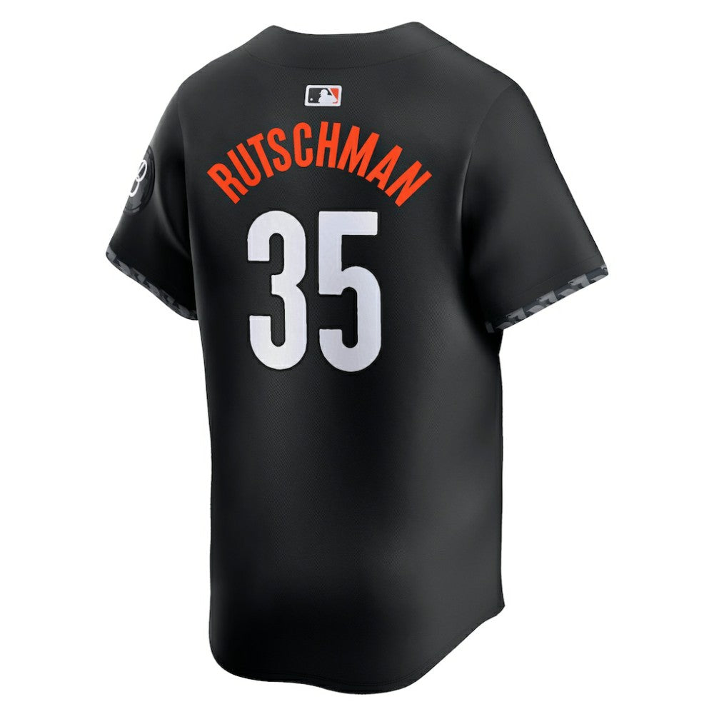 Adley Rutschman Baltimore Orioles Nike City Connect Limited Player Jersey - Black Jerseys