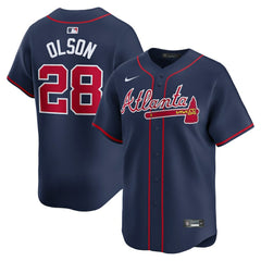 Matt Olson Atlanta Braves Nike Alternate Limited Player Jersey - Navy Jerseys