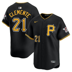 Roberto Clemente Pittsburgh Pirates Nike Alternate Limited Jersey - Black Jerseys