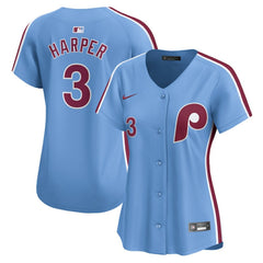 Bryce Harper Philadelphia Phillies Nike Women's Alternate Limited Player Jersey - Light Blue Jerseys