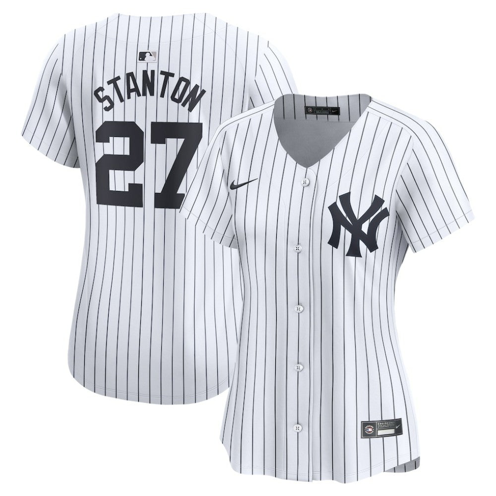 Giancarlo Stanton New York Yankees Nike Women's  Home Limited Player Jersey - White Jerseys