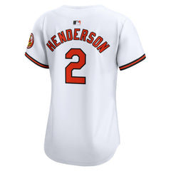 Gunnar Henderson Baltimore Orioles Nike Women's  Home Limited Player Jersey - White Jerseys