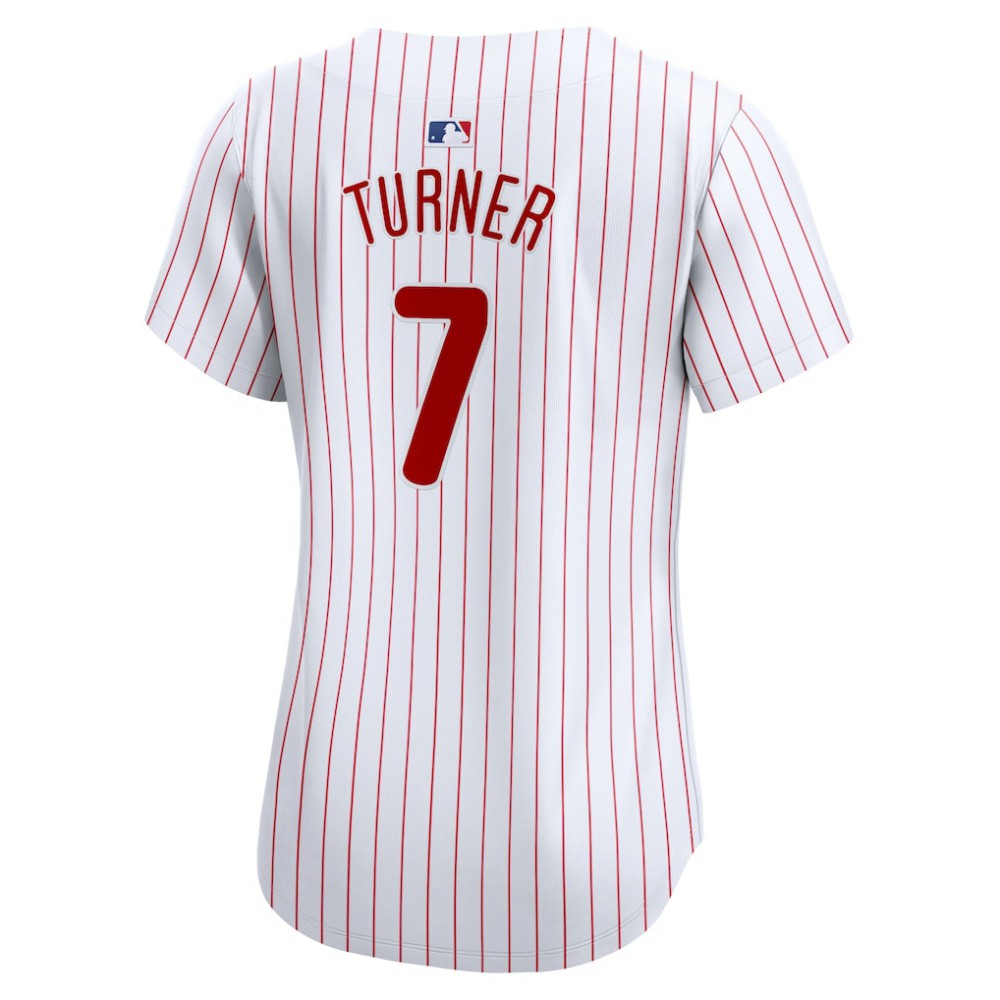 Trea Turner Philadelphia Phillies Nike Women's Home Limited Player Jersey - White Jerseys