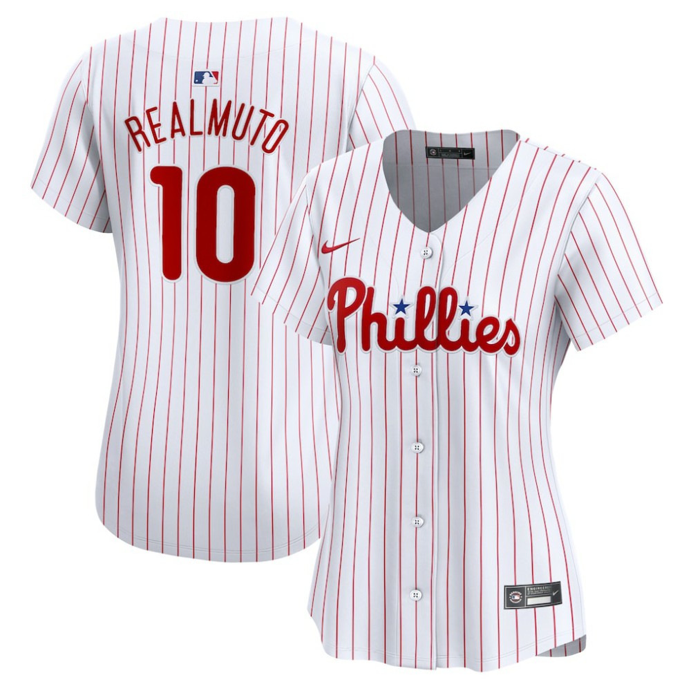 J.T. Realmuto Philadelphia Phillies Nike Women's Home Limited Player Jersey - White Jerseys