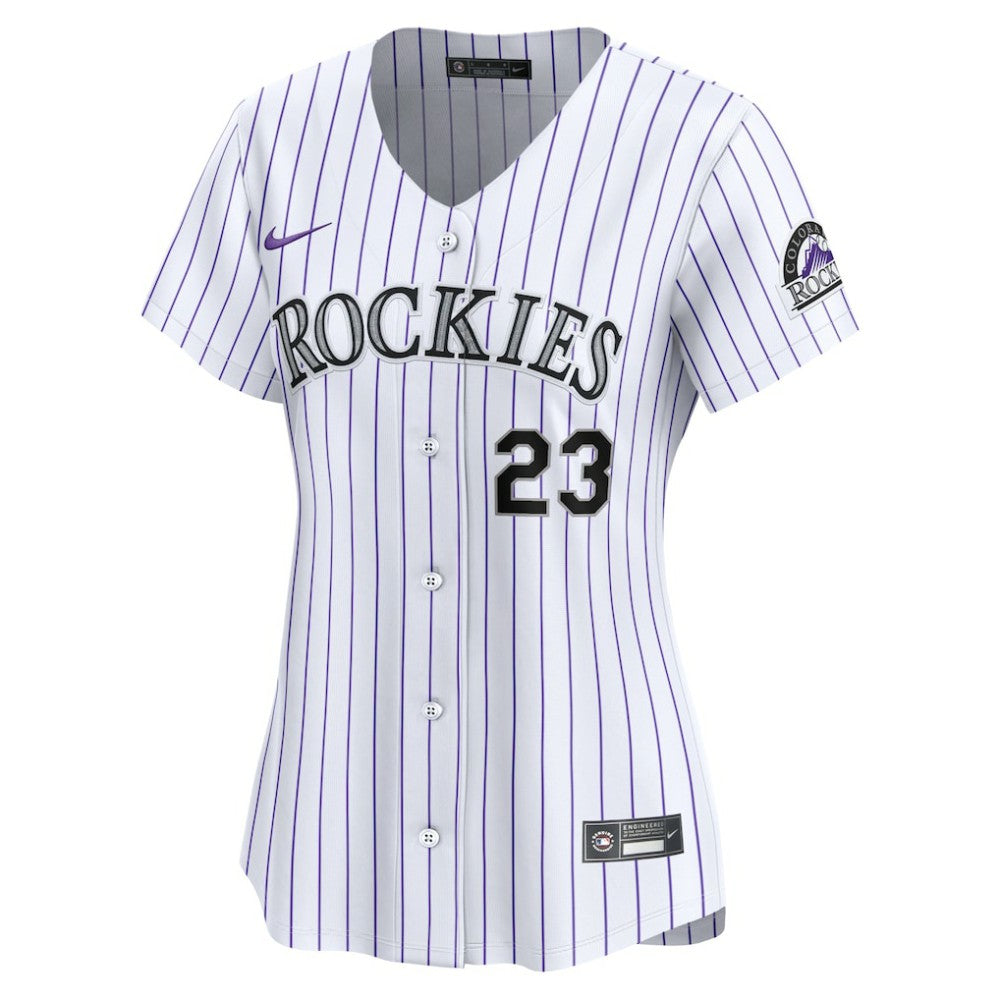 Kris Bryant Colorado Rockies Nike Women's Home Limited Player Jersey - White Jerseys