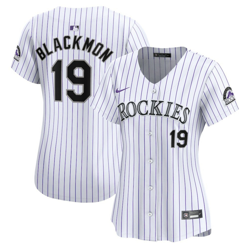 Charlie Blackmon Colorado Rockies Nike Women's Home Limited Player Jersey - White Jerseys