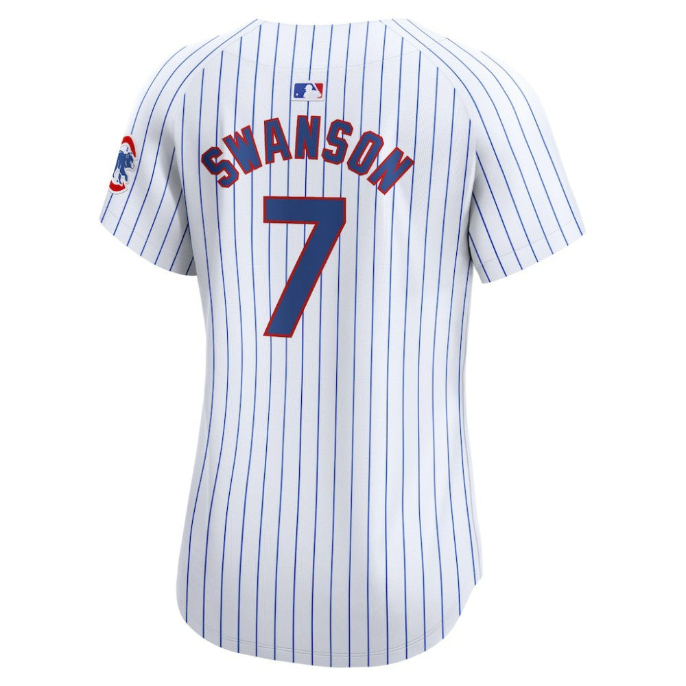 Dansby Swanson Chicago Cubs Nike Women's Home Limited Player Jersey - White Jerseys