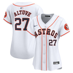 Jose Altuve Houston Astros Nike Women's Home Limited Player Jersey - White Jerseys
