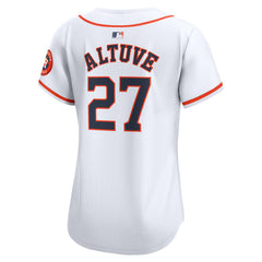 Jose Altuve Houston Astros Nike Women's Home Limited Player Jersey - White Jerseys