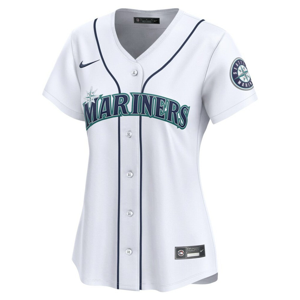Julio Rodríguez Seattle Mariners Nike Women's Home Limited Player Jersey - White Jerseys