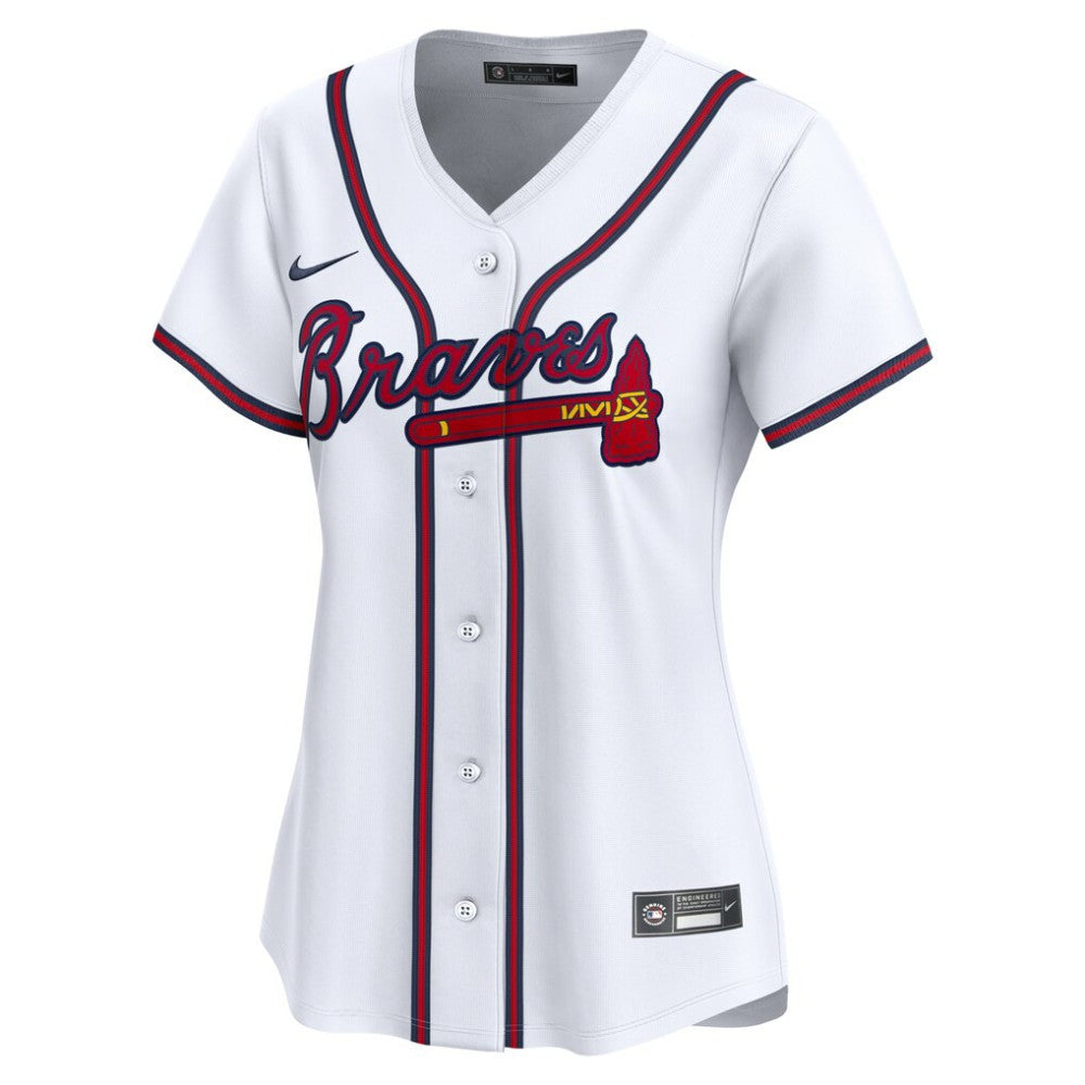 Spencer Strider Atlanta Braves Nike Women's  Home Limited Player Jersey - White Jerseys
