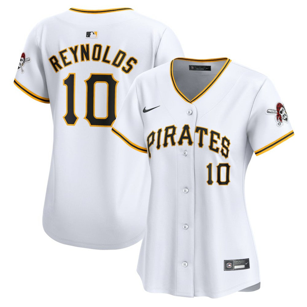 Bryan Reynolds Pittsburgh Pirates Nike Women's  Home Limited Player Jersey - White Jerseys
