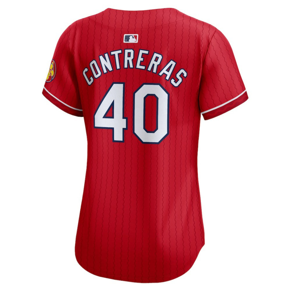Willson Contreras St. Louis Cardinals Nike Women's 2024 City Connect Limited Player Jersey - Red Jerseys