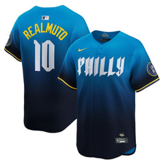 J.T. Realmuto Philadelphia Phillies Nike 2024 City Connect Limited Player Jersey - Blue Jerseys