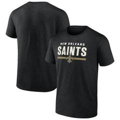 New Orleans Saints Speed & Agility T-Shirt - Black T-shirts
