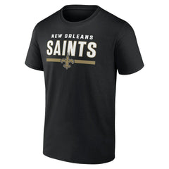 New Orleans Saints Speed & Agility T-Shirt - Black T-shirts