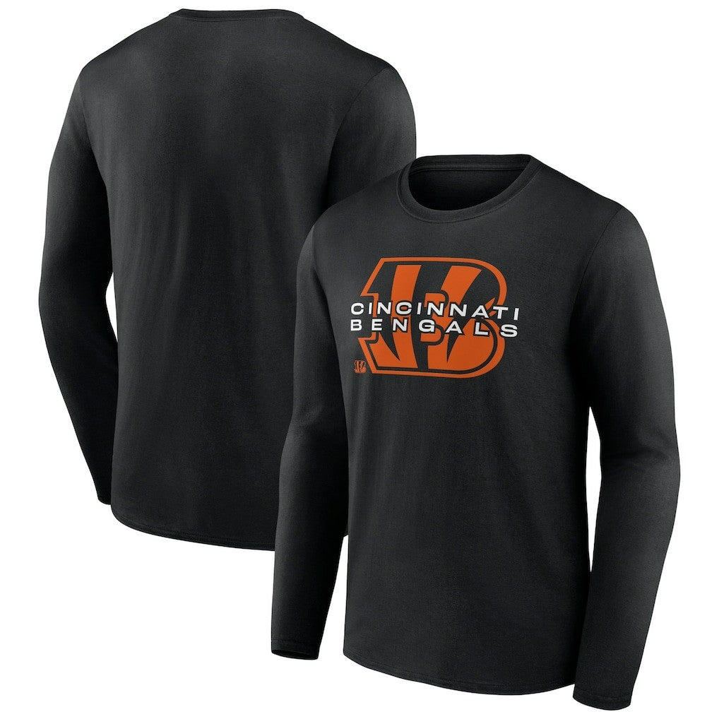 Cincinnati Bengals Advance to Victory Long Sleeve T-Shirt - Black T-shirts