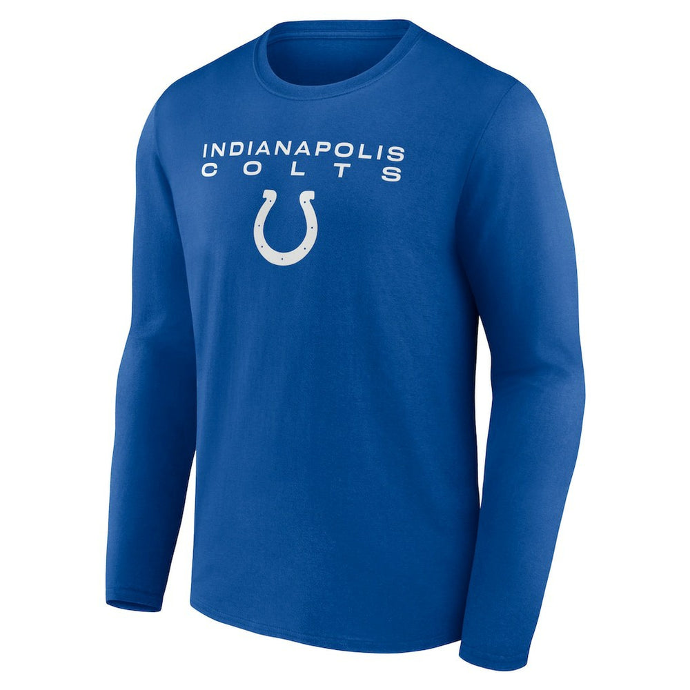 Indianapolis Colts Advance to Victory Long Sleeve T-Shirt - Royal T-shirts